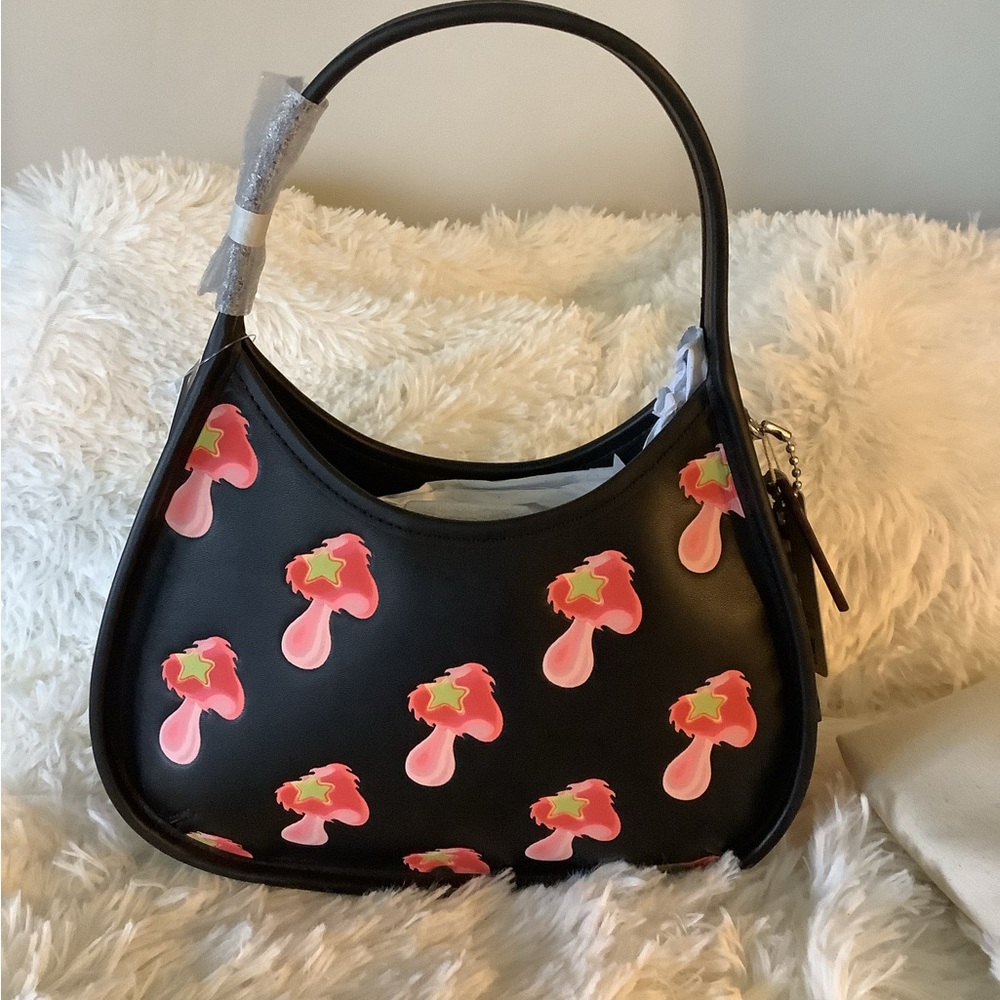Coachtopia Leather black with mushroom Ergo bag - Picture 2 of 8